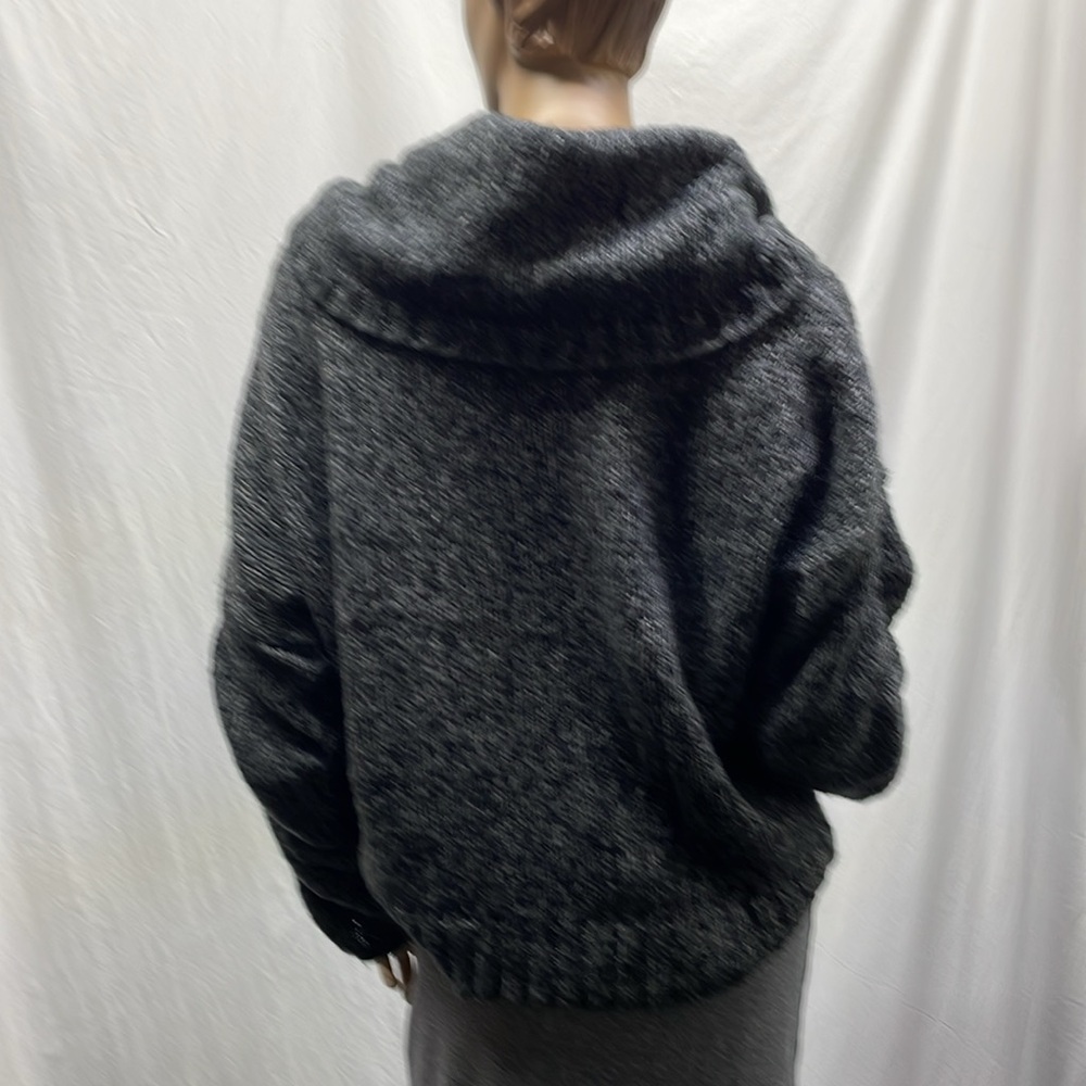 Nine West Jeans Womens Gray Mix Cowl Neck Sweater - Picture 6 of 8